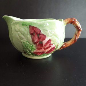 Vintage Carlton Ware lettuce and foxglove Australian design creamer